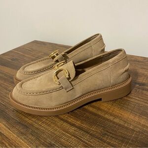 Steve Madden Kalon Tan Suede Loafer size 7